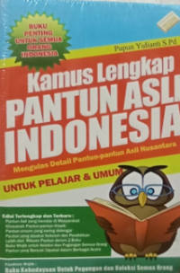 Image of KAMUS LENGKAP PANTUN ASLI INDONESIA
